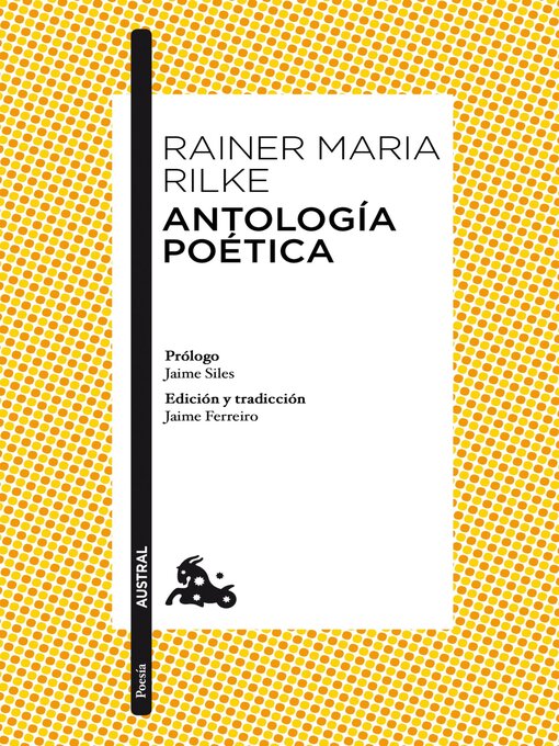 Title details for Antología poética by Rainer Maria Rilke - Available